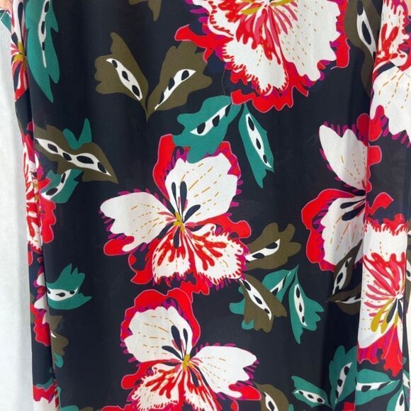 Cabi Floral Print Hibiscus Sleeveless Blouse Style 5543 Sz S - Picture 5 of 8